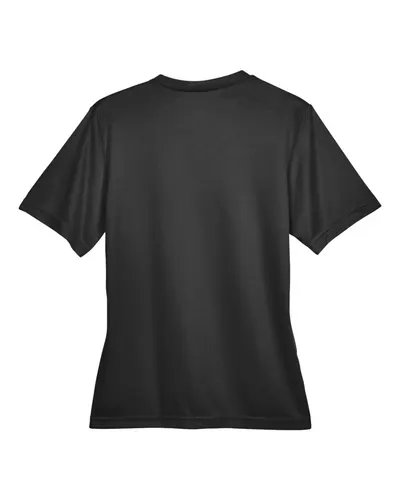 Team 365 Team 365 Women's Zone Performance T-Shirt in Black, back view