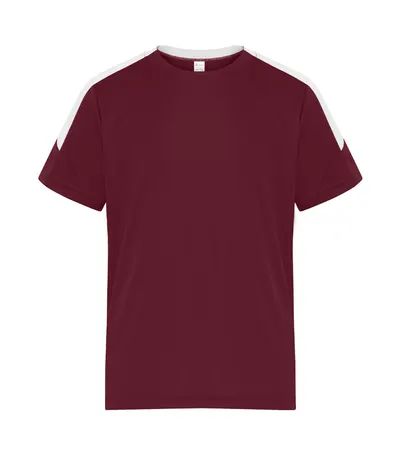 Maroon/White