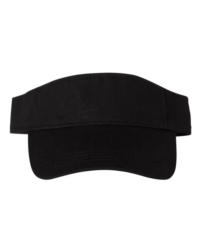 Valucap Valucap Bio-Washed Visor — Black