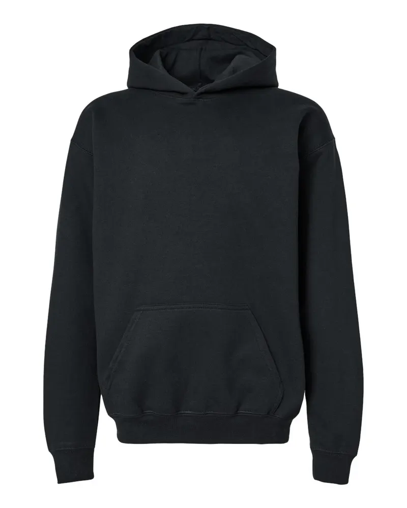 Gildan Gildan Youth Softstyle® Midweight Hooded Sweatshirt — Black