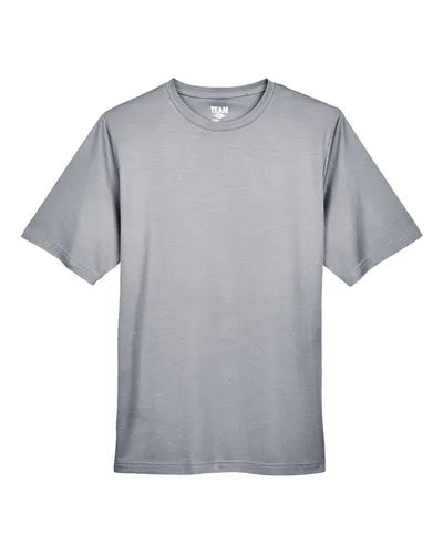 Team 365 Team 365 Men's Sonic Heather Performance T-Shirt in Athletic Heather, front view