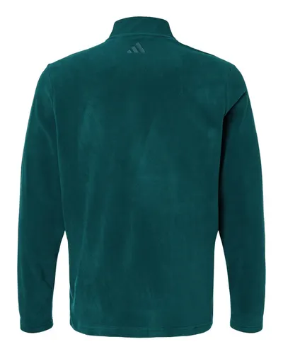Adidas Adidas Men's Ultimate365 Cozy Quarter-Zip Pullover in Aurora Ivy, back view