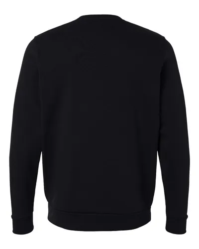 Under Armour Under Armour Men's Team Icon Fleece Crew in Black/ White, back view