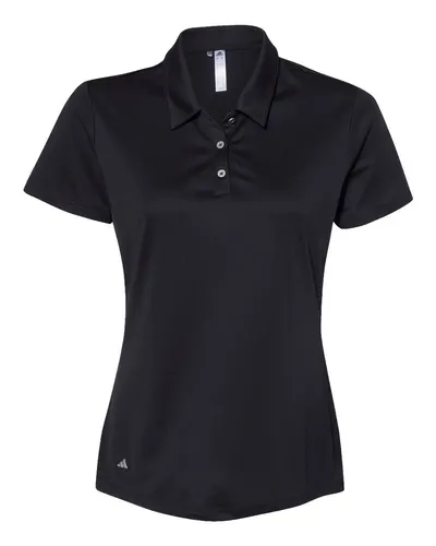 Adidas Adidas Women's Performance Polo in Black, front view