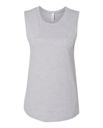 BELLA + CANVAS BELLA + CANVAS Women's Jersey Muscle Tank in Athletic Heather, front view