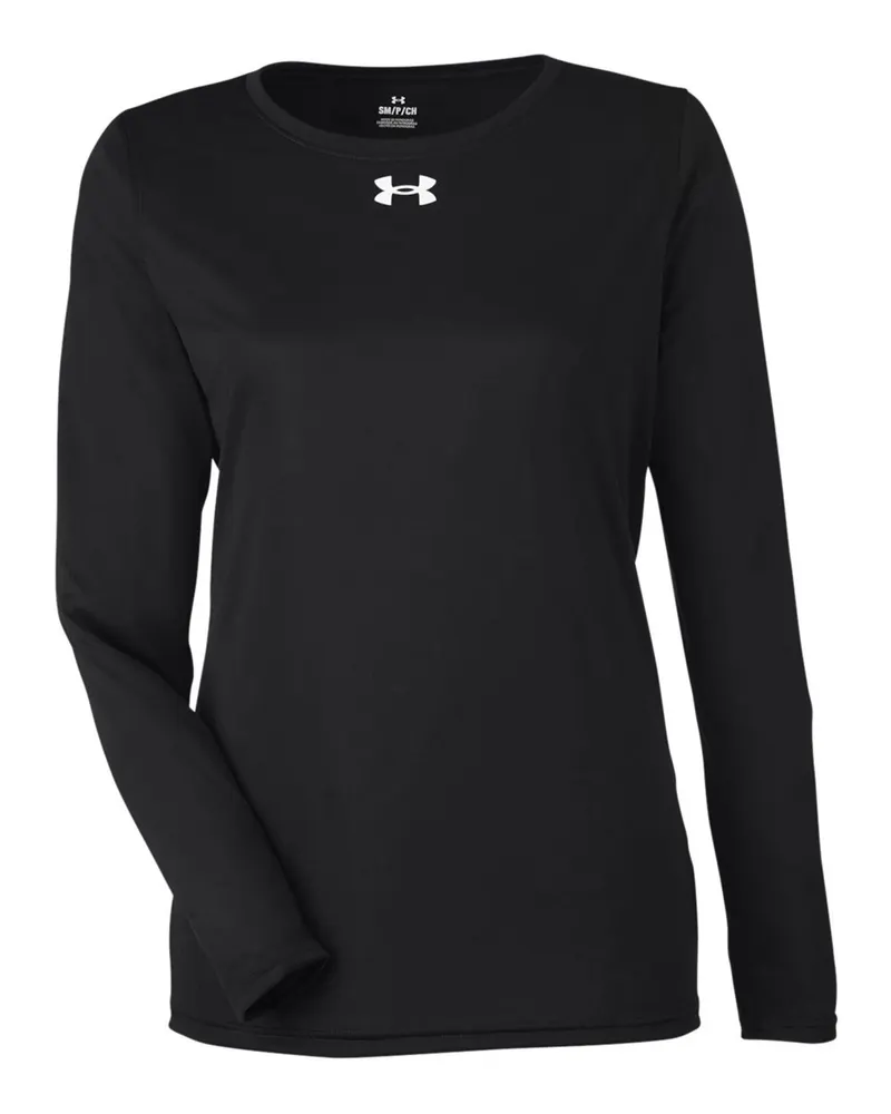 Under Armour Under Armour Women's Team Tech™ Long Sleeve T-Shirt — Black/ White