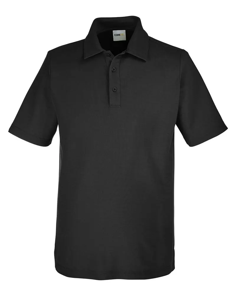 CORE365 CORE365 Men's Tall Fusion ChromaSoft™ Pique Polo — Black