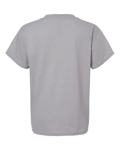 Gildan Gildan Youth Softstyle® CVC T-Shirt in Cement, back view