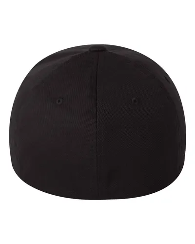 Flexfit Flexfit Cotton Blend Cap in Black, back view