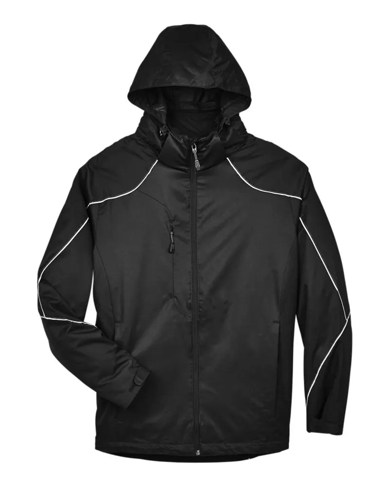 North End North End Men's Angle 3-In-1 Jacket with Bonded Fleece Liner — Black