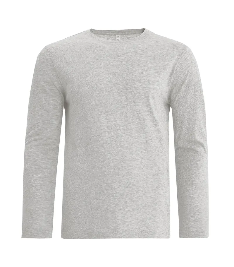 ATC™ EuroSpun® ATC™ EUROSPUN® RING SPUN LONG SLEEVE TEE — Athletic Grey