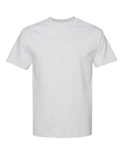 American Apparel American Apparel Unisex Heavyweight Cotton Tee in Ash Grey, front view