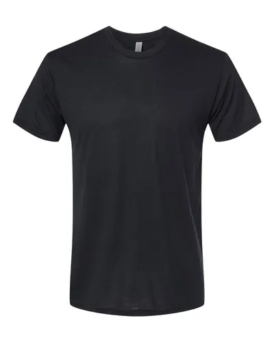 Next Level Next Level Unisex Triblend Tee in Black, front view