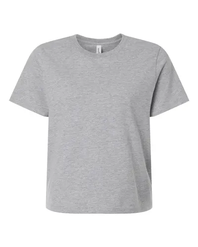 BELLA + CANVAS BELLA + CANVAS Women's 6 oz. Heavyweight Tee in Athletic Heather, front view