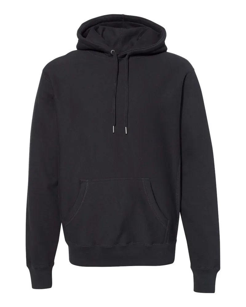 Independent Trading Co. Independent Trading Co. Unisex Legend Premium Heavyweight Cross-Grain Hooded Sweatshirt — Black