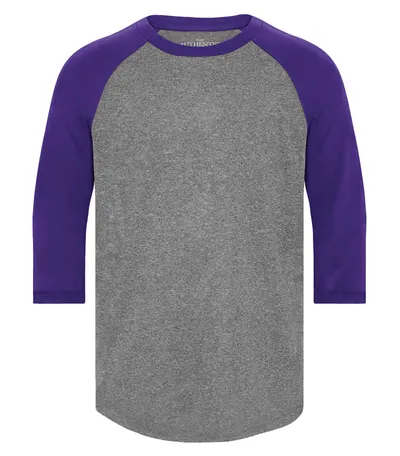 Charcoal Heather/Purple