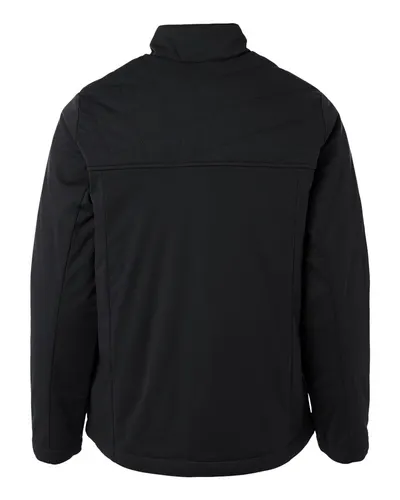 Harriton Harriton Women's Guardian Insulated Utility Jacket in Black, back view