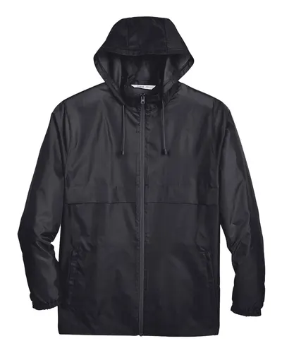 Team 365 Team 365 Unisex Zone Protect Lightweight Jacket in Black, front view