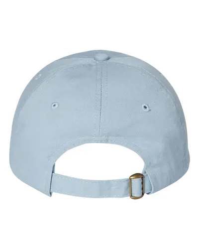 Valucap Valucap Bio-Washed Classic Dad Hat in Baby Blue, back view