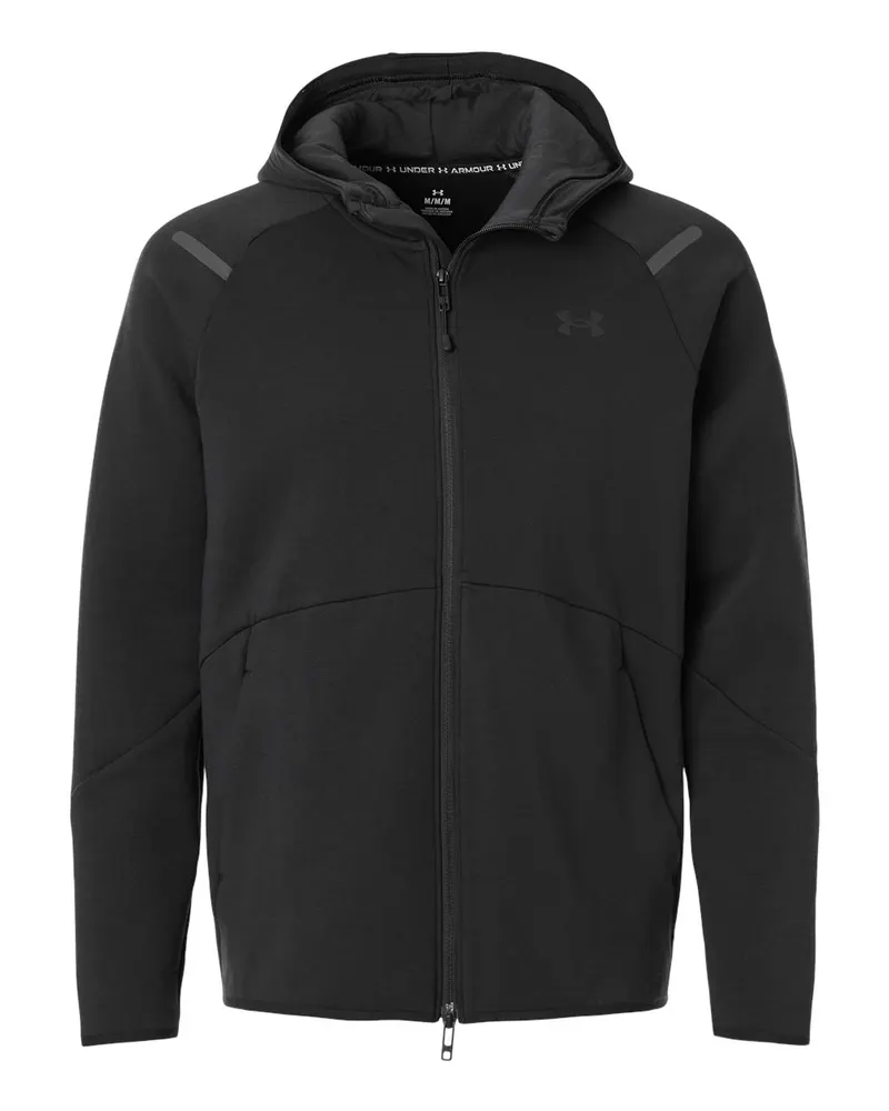 Under Armour Under Armour Men's Unstoppable Fleece Full-Zip — Black/ Black