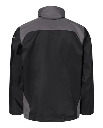 Columbia Columbia Men's Glennaker Lake™ II Rain Jacket in Black/ City Grey, back view