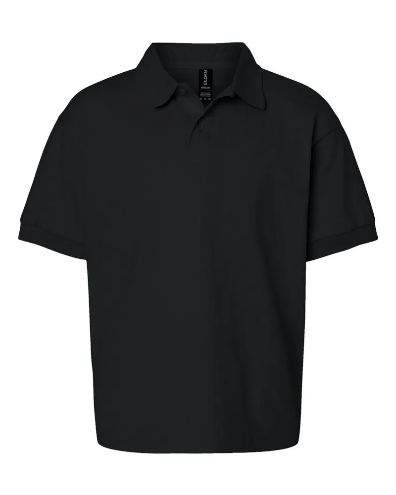 Gildan Gildan Youth DryBlend® Jersey Polo — Black