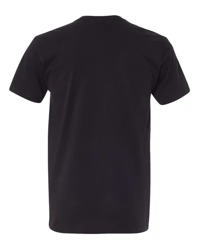 Next Level Next Level Unisex Sueded Tee in Black, back view