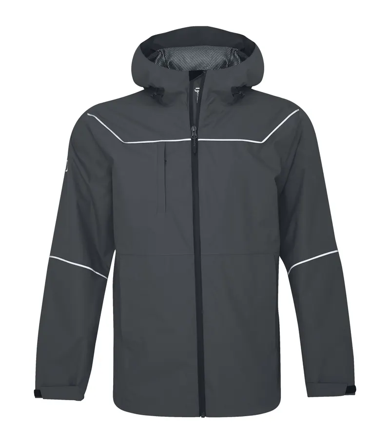 DryFrame® DRYFRAME® DRY TECH WATERPROOF SHELL SYSTEM PERFORMANCE JACKET — Asphalt