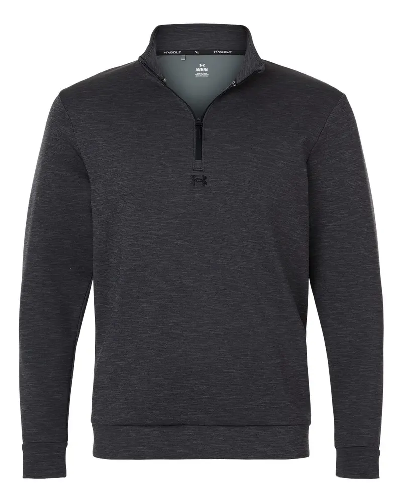 Under Armour Under Armour Men's Drive Midlayer Quarter-Zip Pullover — Black/ Black