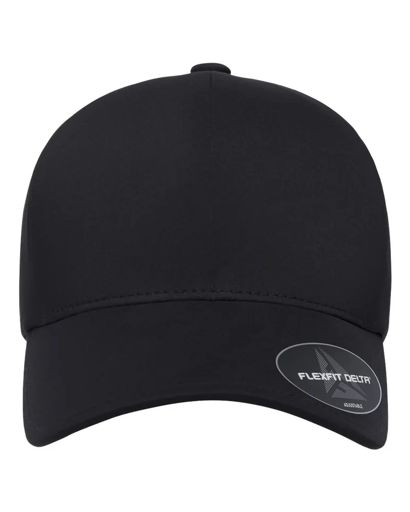 Flexfit Flexfit Delta® Snapback Perforated Cap — Black