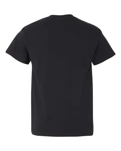 Gildan Gildan Unisex Heavy Cotton™ Pocket T-Shirt in Black, back view