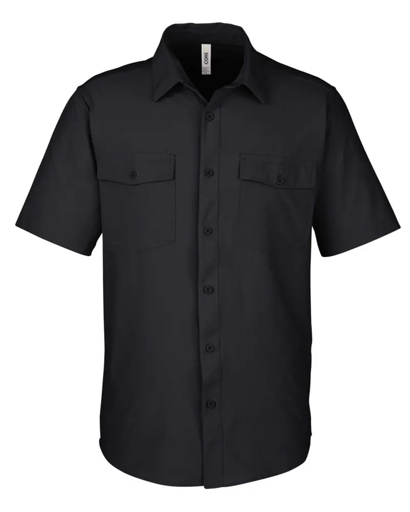 CORE365 CORE365 Men's Ultra UVP® Marina Shirt — Black