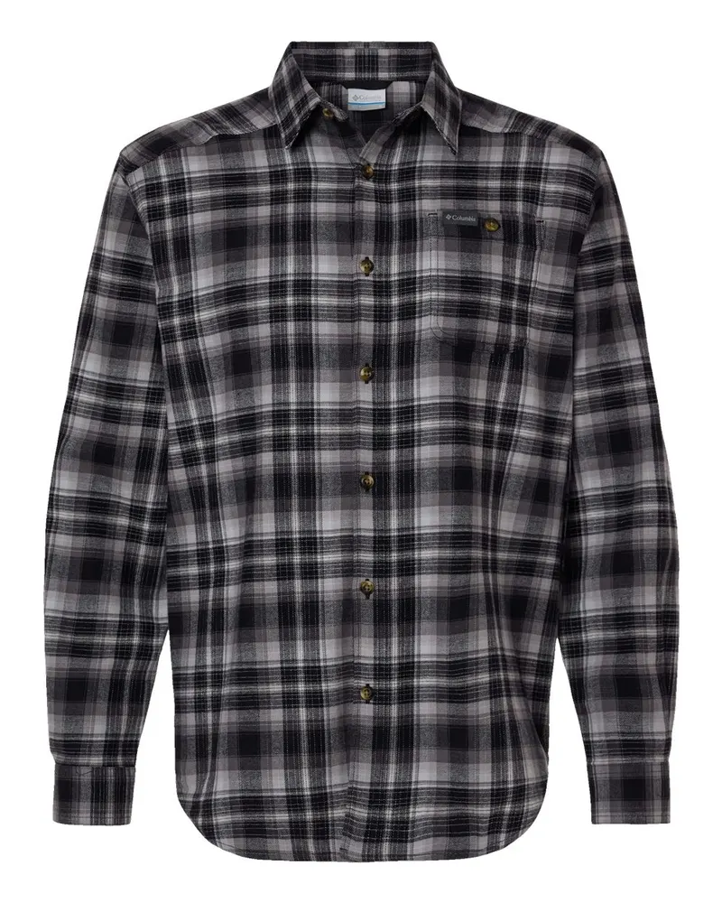 Columbia Columbia Men's Cornell Woods™ Flannel Shirt — Black Backland Tartan