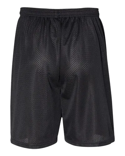 C2 Sport C2 Sport Men's Mesh 7" Shorts in Black, back view