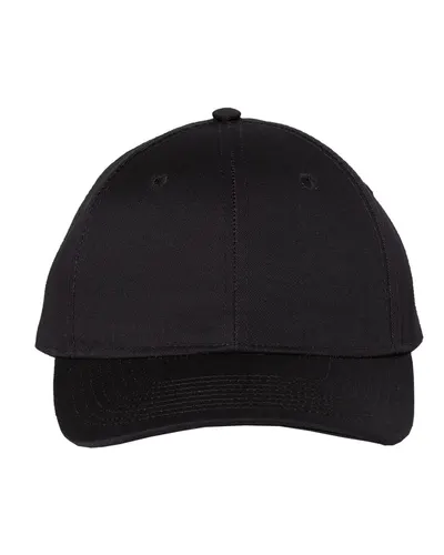 Valucap Valucap Lightweight Twill Cap in Black, front view