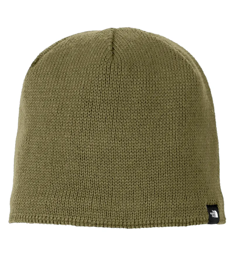 The North Face® THE NORTH FACE® MOUNTAIN BEANIE — Burnt Olive Green