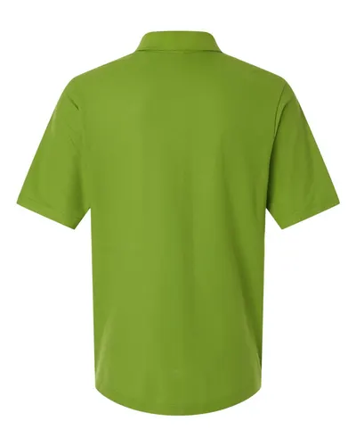CORE365 CORE365 Men's Resolve CVC Performance Pique Polo in Acid Green, back view