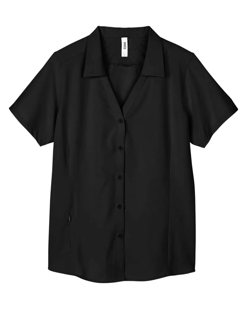 CORE365 CORE365 Women's Ultra UVP® Marina Shirt — Black