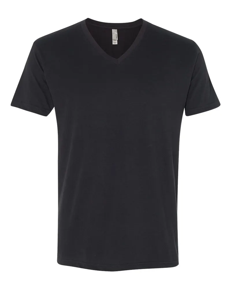 Next Level Next Level Unisex Sueded V-Neck Tee — Black