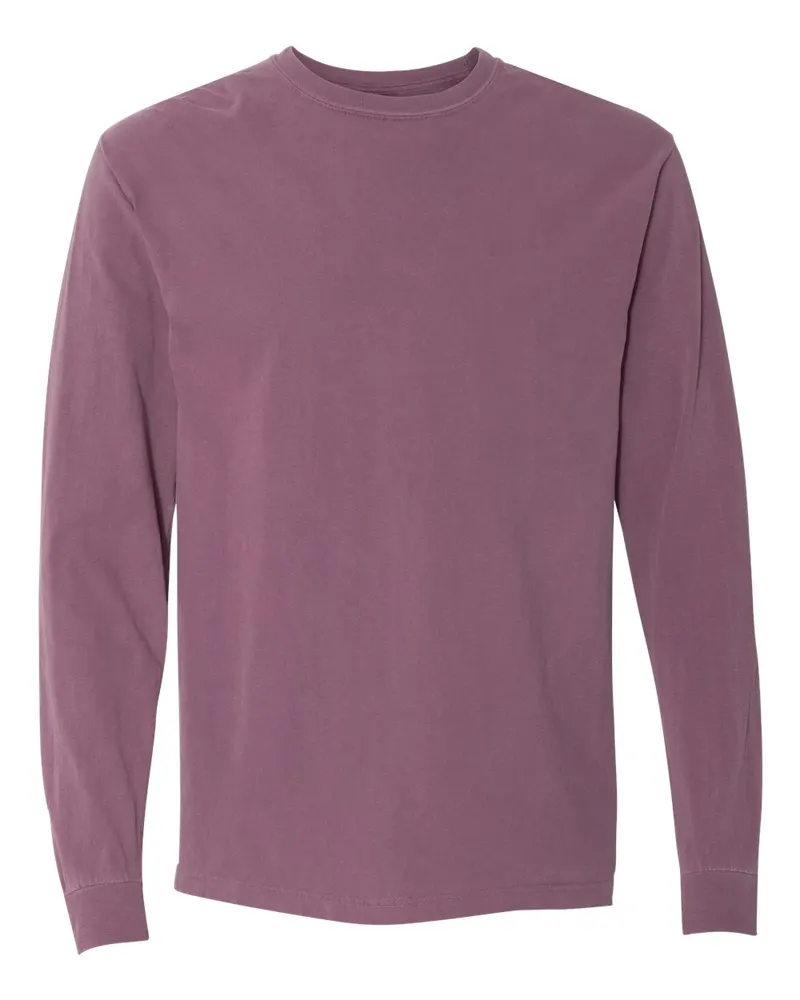 Comfort Colors Comfort Colors Unisex Garment-Dyed Heavyweight Long Sleeve T-Shirt — Berry