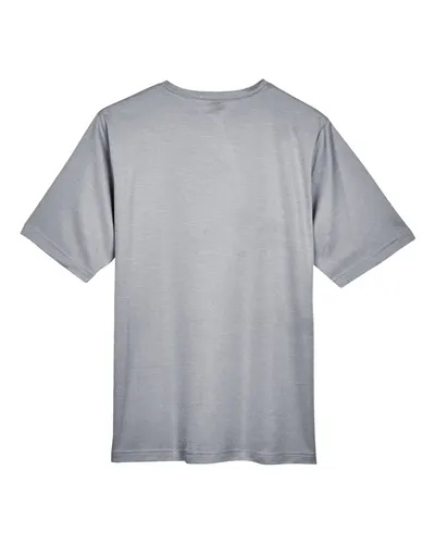 Team 365 Team 365 Men's Sonic Heather Performance T-Shirt in Athletic Heather, back view