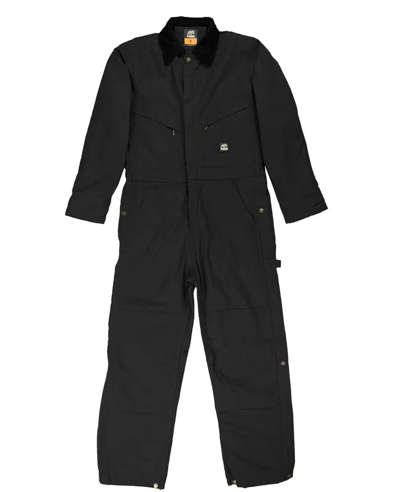 Berne Apparel Berne Apparel Men's Heritage Duck Insulated Coverall — Black