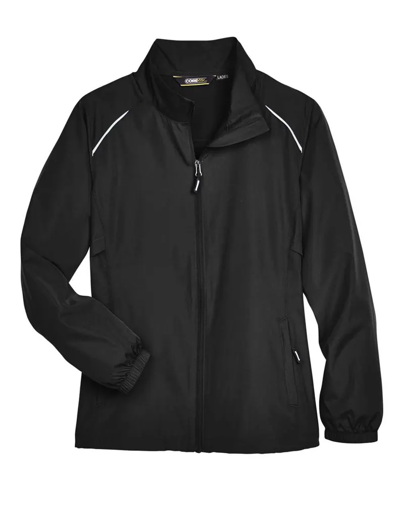 CORE365 CORE365 Women's Techno Lite Motivate Unlined Lightweight Jacket — Black