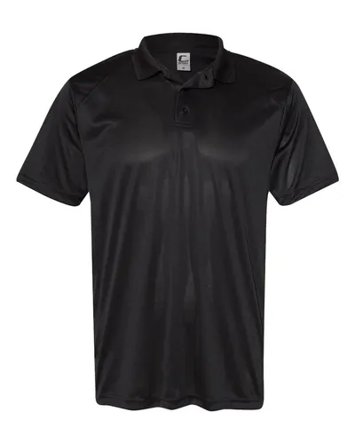C2 Sport C2 Sport Men's Utility Polo in Black, front view