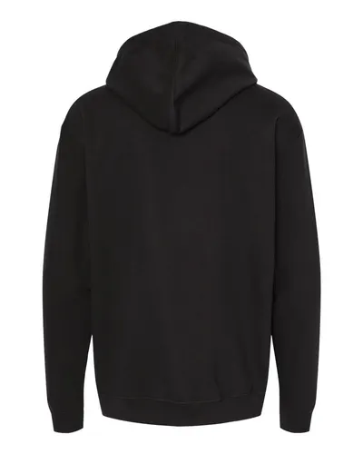 M&O M&O Unisex Pullover Hoodie in Black, back view
