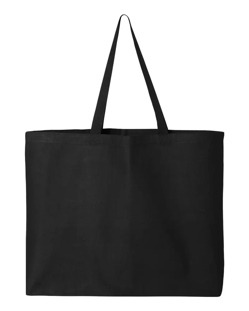 Q-Tees Q-Tees 25L Jumbo Tote — Black