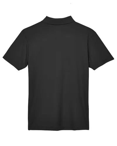 CORE365 CORE365 Youth Origin Performance Piqué Polo in Black, back view