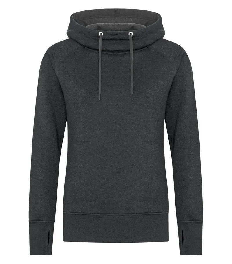 ATC™ ESACTIVE® ATC™ ESACTIVE® VINTAGE LADIES' HOODIE — Black Heather