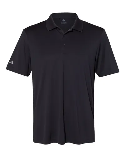 Adidas Adidas Men's Performance Polo in Black, front view