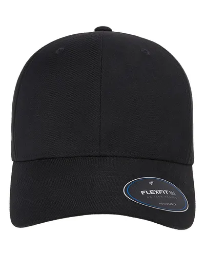Flexfit Flexfit NU® Adjustable Cap in Black, front view